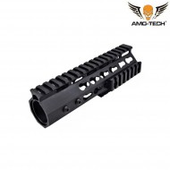 Handguard Keymod 7" Realistic Set Alluminio Cnc Black Amo-tech® (amt-js-km7)