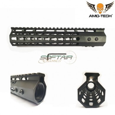 Handguard Keymod 10" Realistic Alluminio Cnc Black Amo-tech® (amt-js-km10-x)
