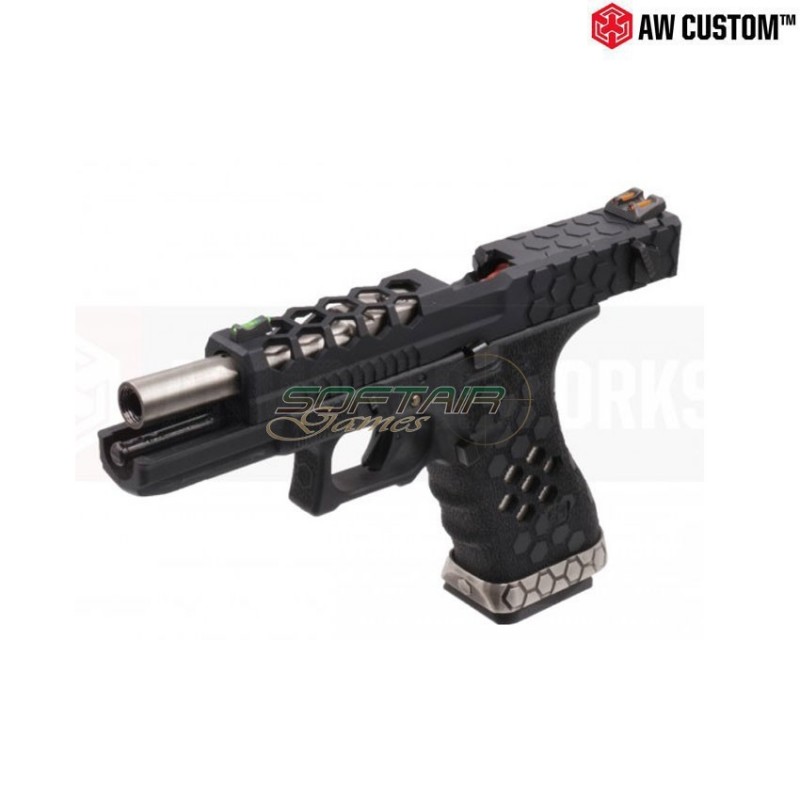 Pistola A Gas Vx Series G18 Black/black Gbb Armorer Works (AW-VX0101)