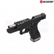 Gas Pistol Vx Series G18 Black/black Gbb Armorer Works (AW-VX0101)