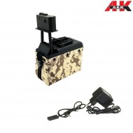 Caricatore Elettrico Digital Desert 1500bb Per M249/mk46 A&k (aek-310641)