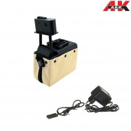 Caricatore Elettrico Tan 1500bb Per M249/mk46 A&k (aek-310642)