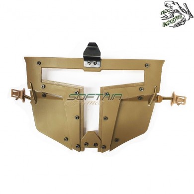 Facial Mask Spt Clear Glass Coyote Frog Industries® (fi-613101-tan)