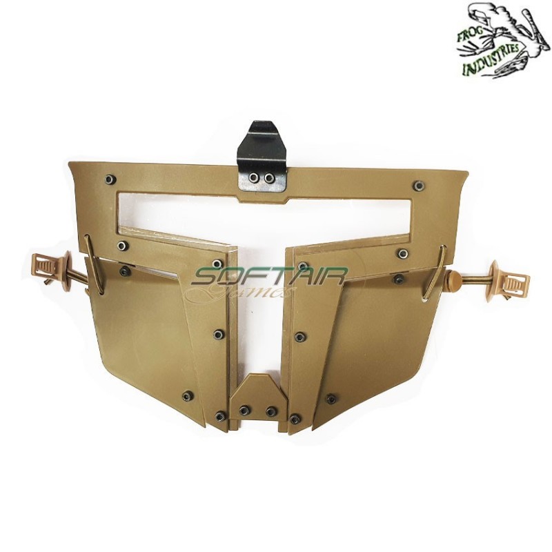Maschera Facciale Lente Clear Spt Coyote Frog Industries® (fi-613101-tan)