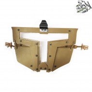 Maschera Facciale Lente Clear Spt Coyote Frog Industries® (fi-613101-tan)