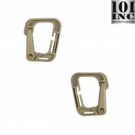 Set 2 Grimloc Type 2 Carabiners Coyote 101 Inc (inc-259134-ct) Set 2 Grimloc Type 2 Carabiners Coyote 101 Inc (inc-259134-ct)