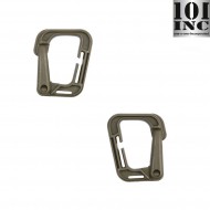 Set 2 Grimloc Type 2 Carabiners Coyote 101 Inc (inc-259134-ct) Set 2 Grimloc Type 2 Carabiners Coyote 101 Inc (inc-259134-ct)
