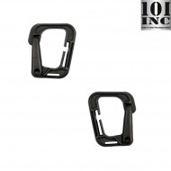 Set 2 Grimloc Type 2 Carabiners Black 101 Inc (inc-259134-bk) Set 2 Grimloc Type 2 Carabiners Black 101 Inc (inc-259134-bk)