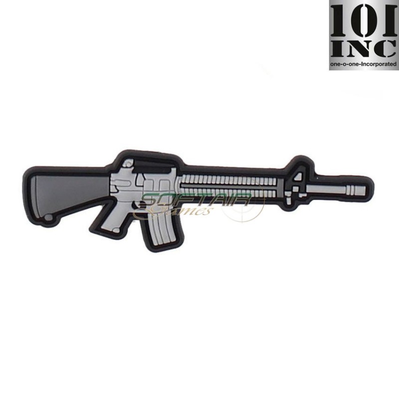 Patch 3d Pvc M16 Grey 101 Inc (inc-4099)