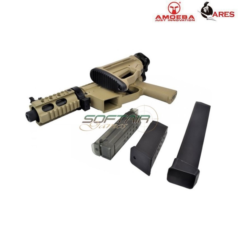 Electric Rifle M4 45 Pistol X-class Dark Earth Amoeba Ares (ar-m45-t)