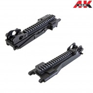 Dust Cover With Rail 20mm For M249 A&k (aek-025325) Dust Cover With Rail 20mm For M249 A&k (aek-025325)