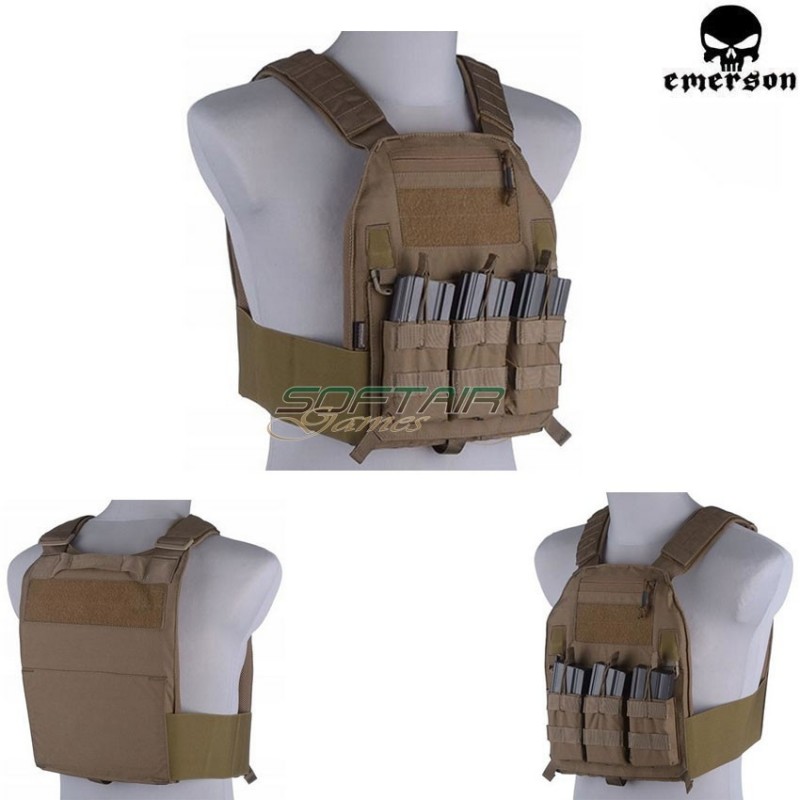 Low Profile 419 Vest Carrier Coyote Brown Emerson (em-020170)