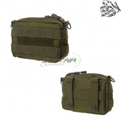 Horizontal Utility Pouch Debris Type Olive Drab Frog Industries® (fi-023984-od)