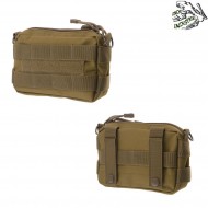 Horizontal Utility Pouch Debris Type Coyote Frog Industries® (fi-023985-tan)