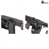 Fucile Elettrico Scarrellante Thompson M1928 Chicago Full Metal & Real Wood Ares (ar-smg6)