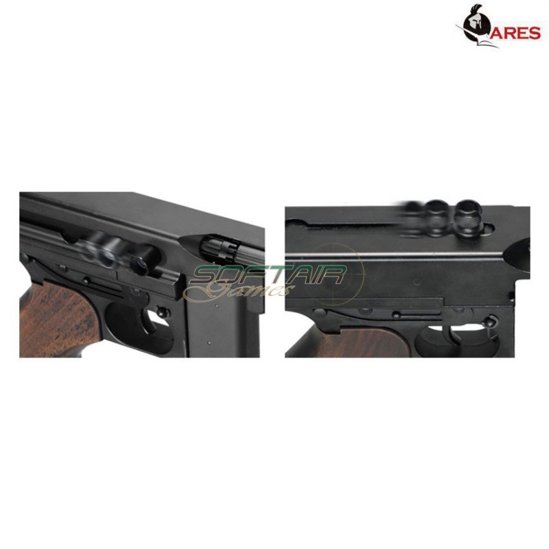 Electric Rifle Ebb Thompson M1928 Chicago Full Metal & Real Wood Ares (ar-smg6)