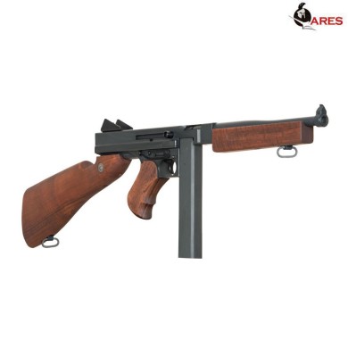Fucile Elettrico Scarrellante Thompson M1a1 Full Metal & Real Wood Ares (ar-smg5)