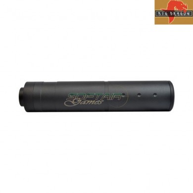 Simple Silencer 14x1 Ccw 150mm Black Big Dragon (bd-0449)