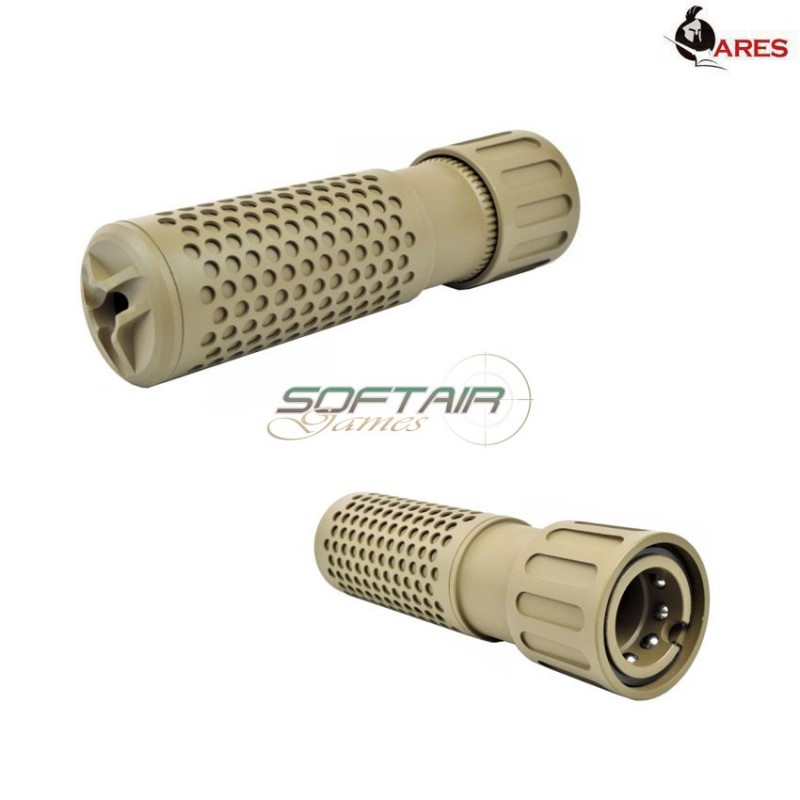 Qd Silencer M110k Tan Ares (ar-sil06t)