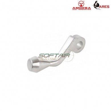 Cocking Handle Type 2 Silver Steel For M700 Stiker Ares Amoeba (ar-ch08)