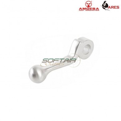 Cocking Handle Type 3 Silver Steel For M700 Stiker Ares Amoeba (ar-ch09)