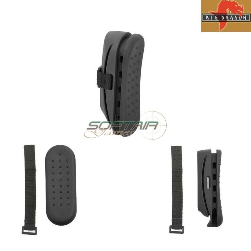 Tappo Posteriore Gommato Black Per Ak Big Dragon (bd-3361)