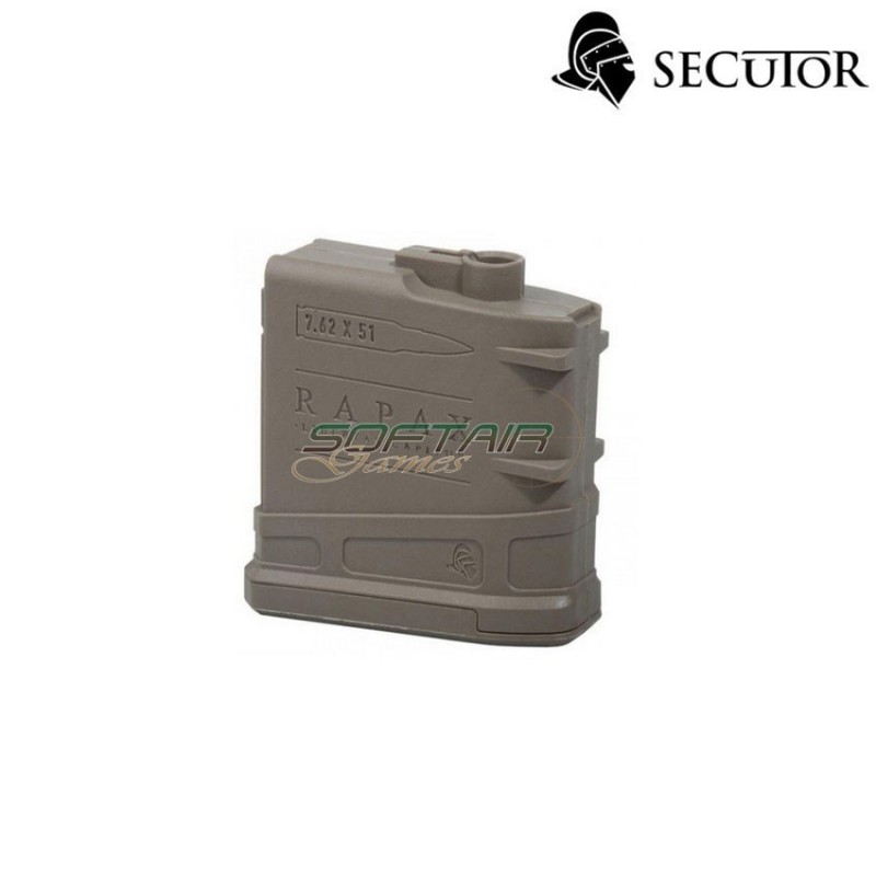 Mid-cap Magazine 50bb Tan For Rapax Xxi Secutor (sr-sax1001t)
