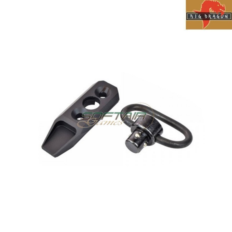 Attacco Cinghia Black Qd Per Keymod System Big Dragon (bd-9081a)