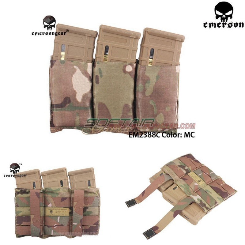Triple Tactical Duty Gear Multicam Emerson (em2388c) Triple Tactical Duty Gear Multicam Emerson (em2388c)