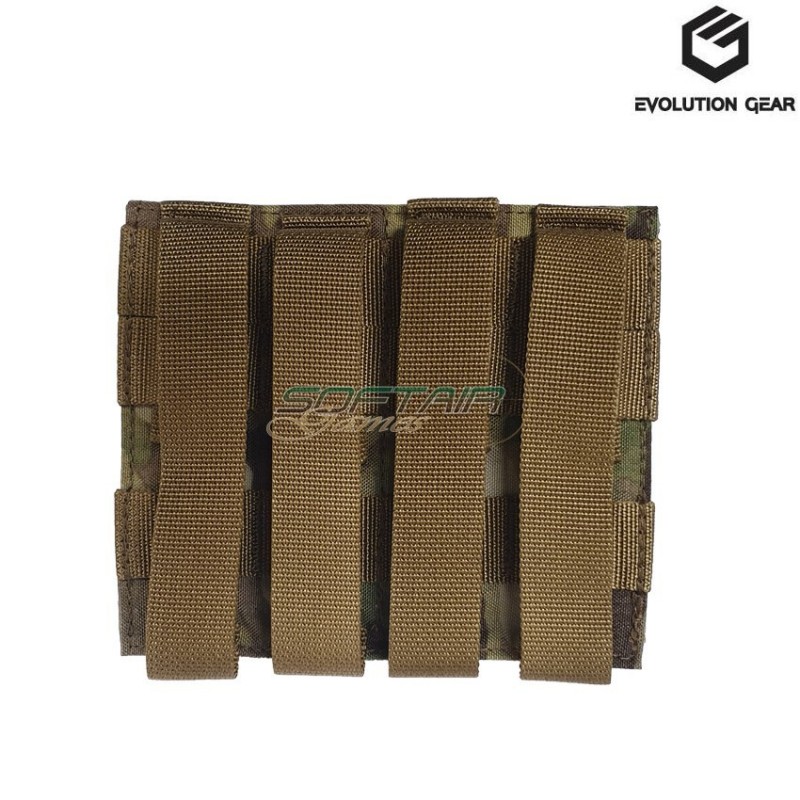 Bf Style Double Elastic Pouch Multicam® Genuine Usa Evolution Gear® (evg-500-mc)