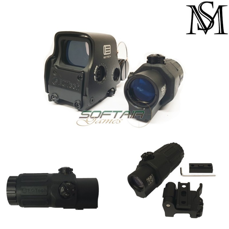 Combo Set G33 & Xps3-2 Black Milsim Series (ms-2-0113-bk)