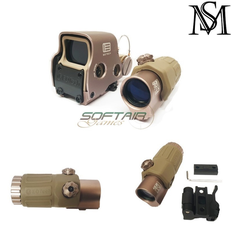 Combo Set G33 & Xps3-2 Fde Bronze Milsim Series (ms-212-fde)