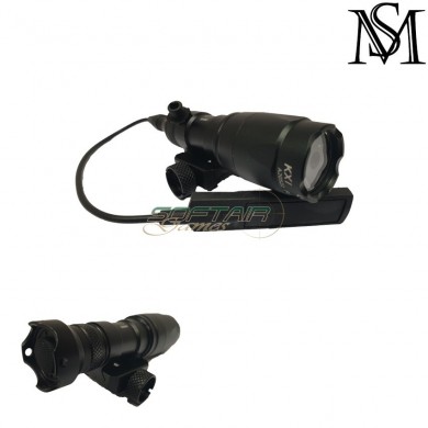 Flashlight M300a Type Tactical Light Black Milsim Series (ms-101-bk)