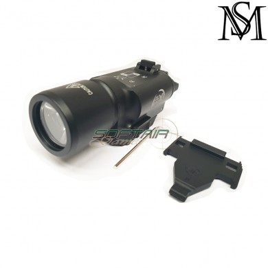 Flashlight X300 Type Tactical Light Black Milsim Series (ms-099-bk)