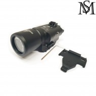 Flashlight X300 Type Tactical Light Black Milsim Series (ms-099-bk)