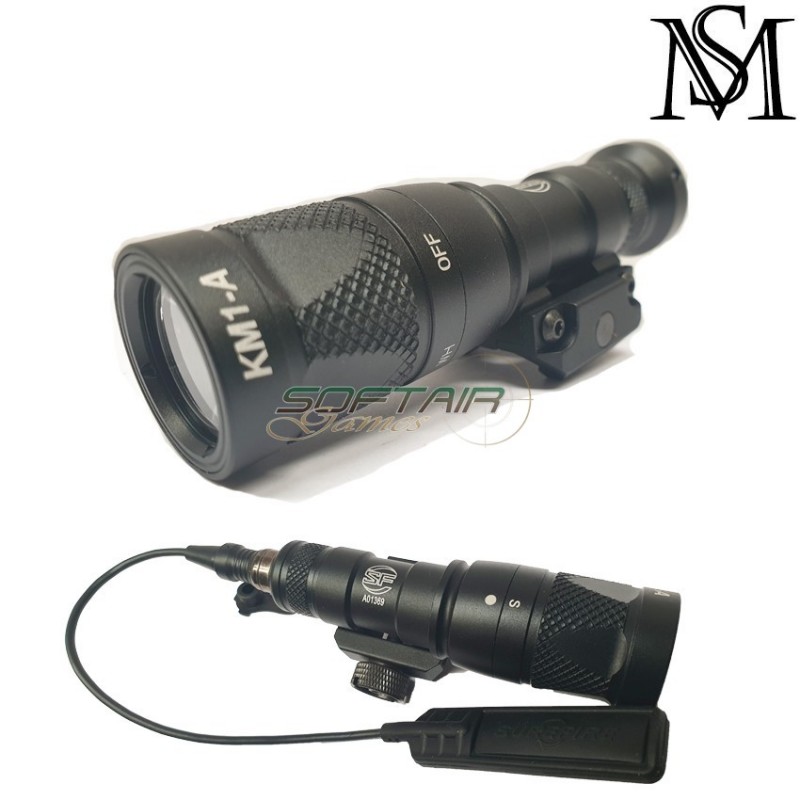 Torcia M300w Type Tactical Light Black Milsim Series (ms-106-bk)