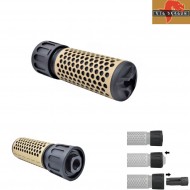 Silencer Black/tan Quick Detach Supressor Qdc/cqb Big Dragon (bd-0541mix)