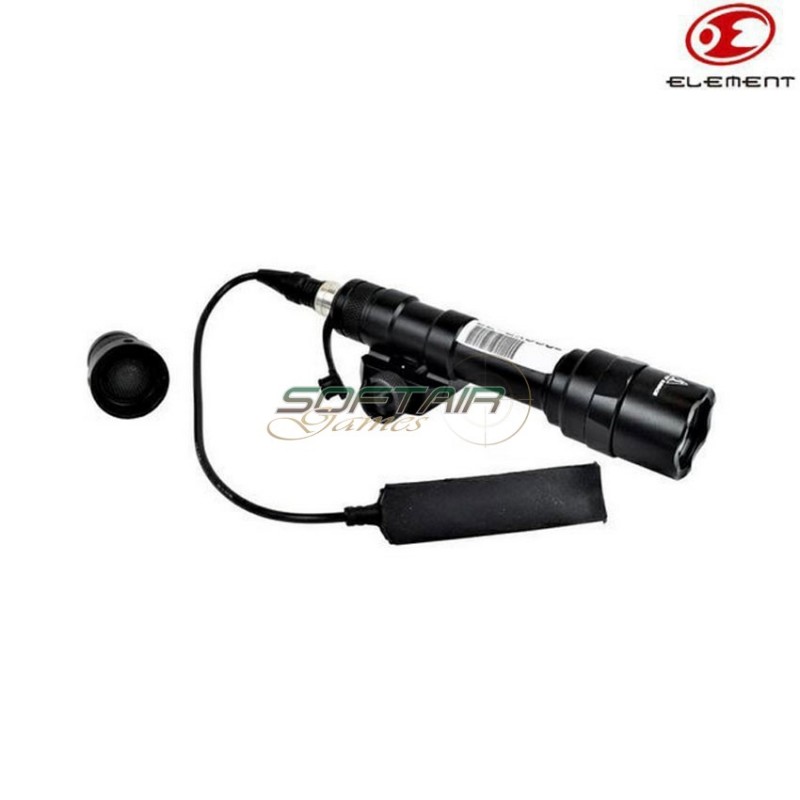 Flashlight Sf Style M600u Led Weapon Black Element (el-ex356b)