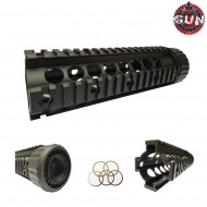 Rail Tactical M4 Aeg Black Alluminio Cnc Sf Style 7" Gun Five (gf-hg-031)