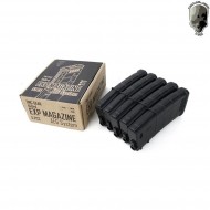 Set 5 Mid-caps Magazines M4 Black 140bb Tmc (tmc-140mg-bk)