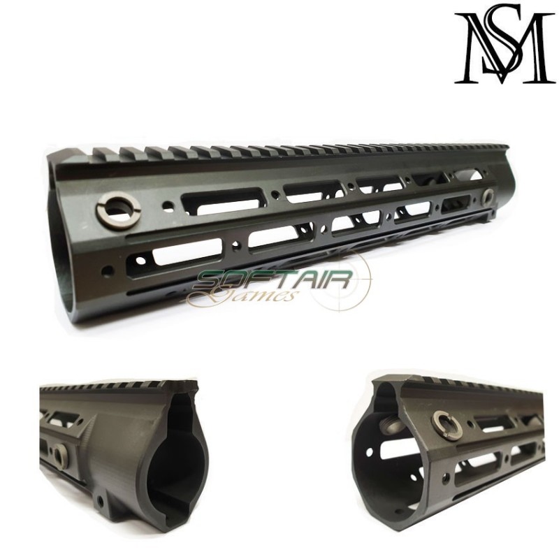 416 Rail Rem Rahg Type 14.5" Black Per Umarex/vfc/we Milsim Series (ms-hg-027-bk)