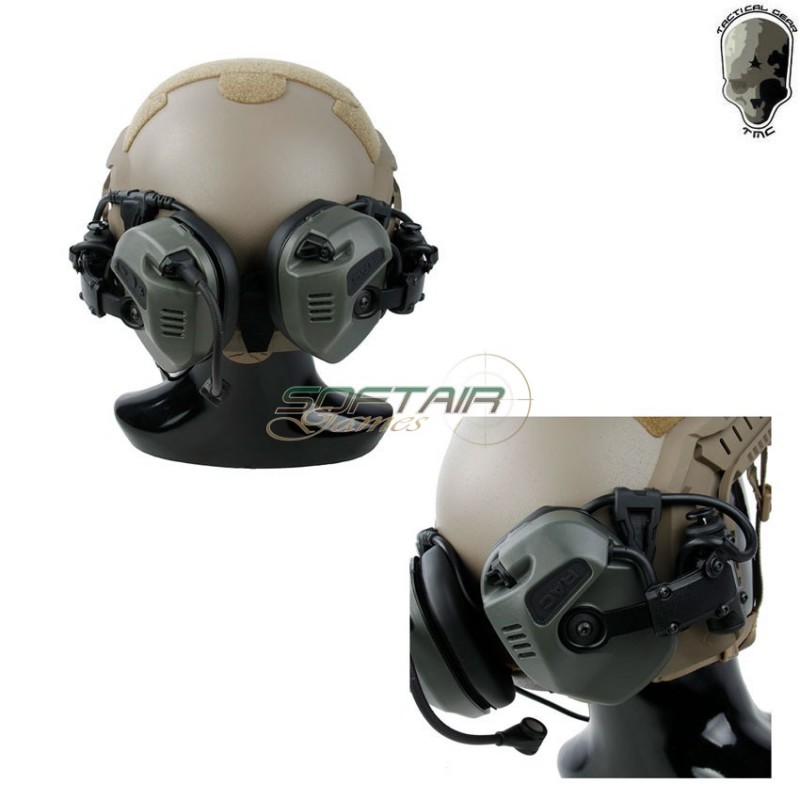 Cuffie Recon Assault Communication System Ranger Green Tmc (tmc-rc-rg)