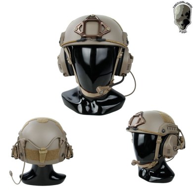 Cuffie Recon Assault Communication System Dark Earth Tmc (tmc-rc-de)