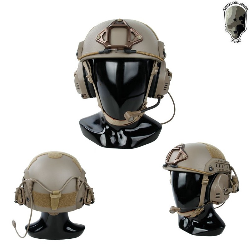 Headset Recon Assault Communication System Dark Earth Tmc (tmc-rc-de)