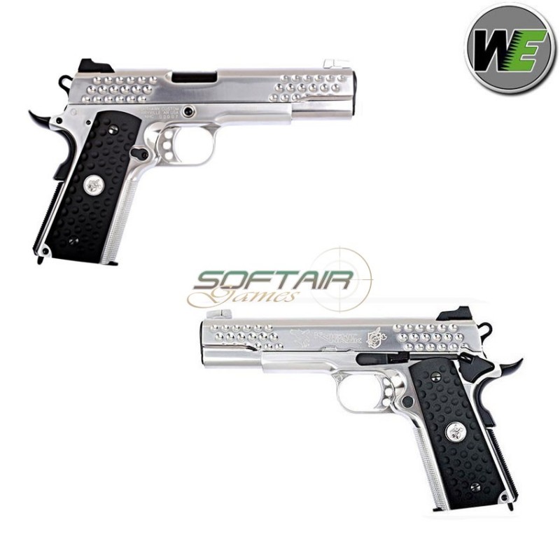 Pistola A Gas Kac Knight Hawk M1911 Silver We (we-110329)