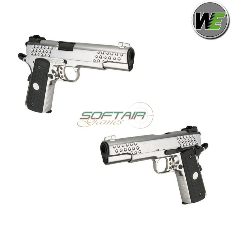 Pistola A Gas Kac Knight Hawk M1911 Silver We (we-110329)