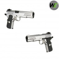 Gas Pistol Kac Knight Hawk M1911 Silver We (we-110329)