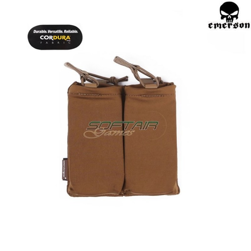 Tasca Doppia 5.56mm M4 Coyote Brown Ss Precision Type Emerson (em6403cb)