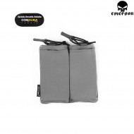 Double Pouch 5.56mm M4 Wolf Grey Ss Precision Type Emerson (em6403wg)
