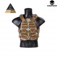 Plate Carrier Frame Vest Ss Fac Tactical Style Multicam Emerson (em7364mc)